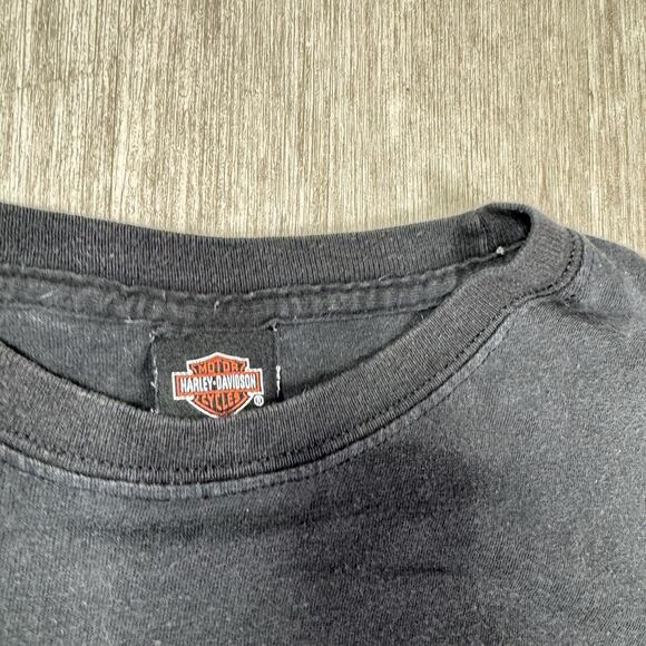 Harley Davidson Portland OR Paradise Old Town PDX Mens XL Short Sleeve Crewneck - Picture 3 of 8